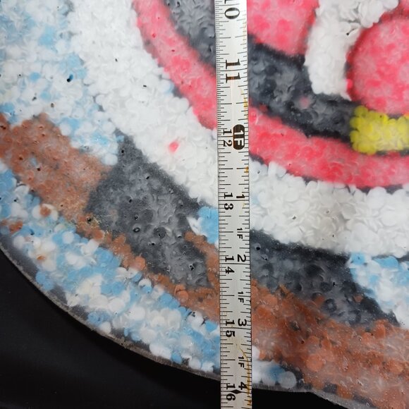 Vintage Santa Popcorn Plastic Skiing in Snow Globe - Picture 7 of 9